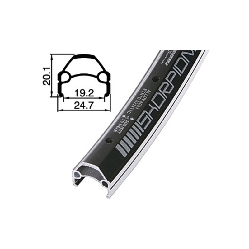 Rodi rims Skorpion 28" 32H (622-19) juodas