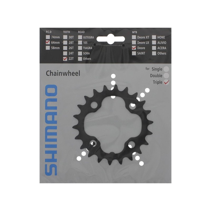 Shimano Deore M590 22t ir 26t