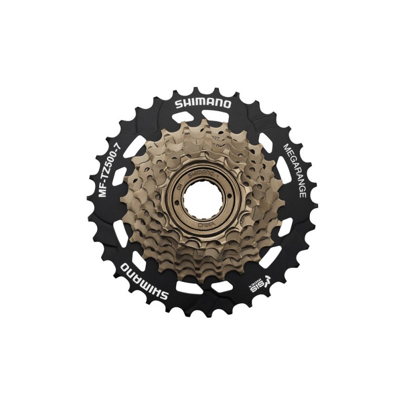 Žv. blokas 7sp Shimano MF-TZ500-7 14-34t megarange užsukamas