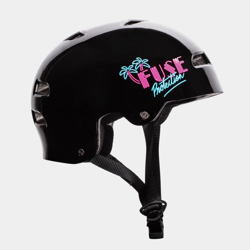 Šalmas Fuse Alpha Glossy Miami Black