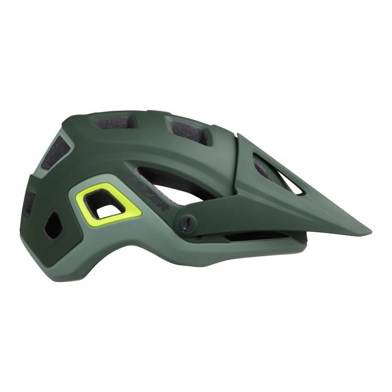 Šalmas Lazer Impala Matte Dark Green Flash Yellow